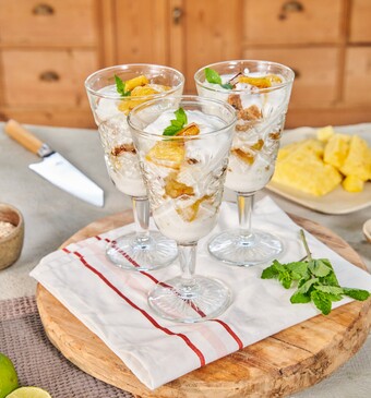 Snel met Miljuschka eton mess met banaan en ananas