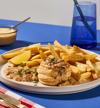 Vol-au-Vent met Vlaamse frietjes