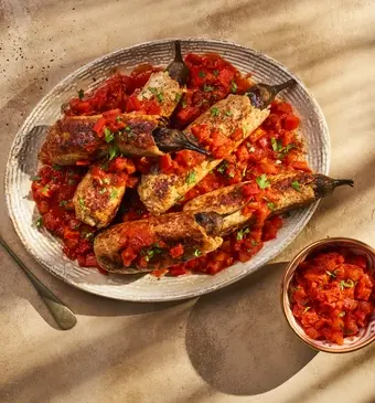 Aubergine kebab