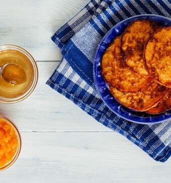 Hartige pompoen pannenkoek 