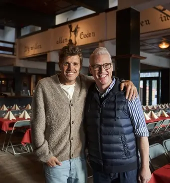 Rudolph van Veen en Jaap Reesema