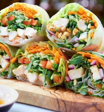 goedgevulde springrolls