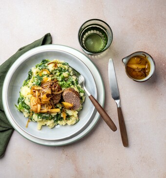 Knolselderijstamppot uit het programma Lekker Snel.