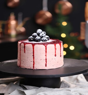 Bramentaart uit het programma Miljuschka Masterclass Kersteditie.