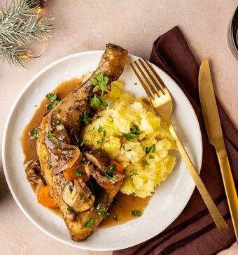 Coq au vin uit het programma Lekker Feestelijk!