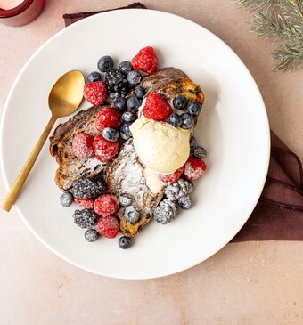 Feeststol wentelteefjes uit het programma Lekker Feestelijk!