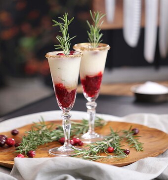 Kerst-sgroppino's uit het programma Miljuschka Masterclass Kersteditie.