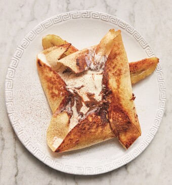 Warm & crispy roomijspakketje van Jamie Oliver.