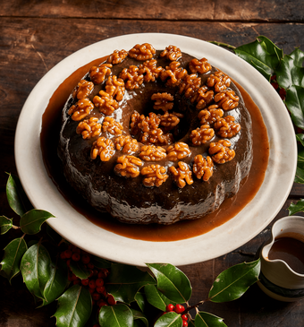Sticky toffee coffee pudding van Jamie Oliver