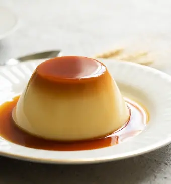 Traditionele crème caramel