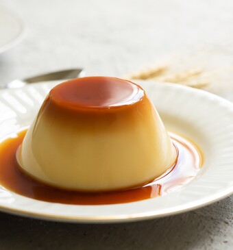 Traditionele crème caramel