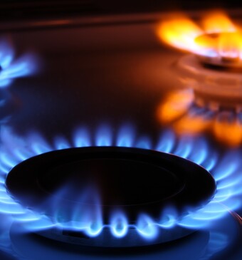 Gaspitje die aanstaat.