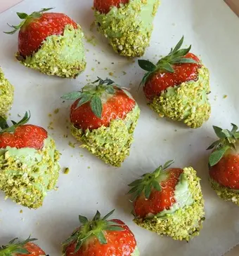 matcha aardbeien