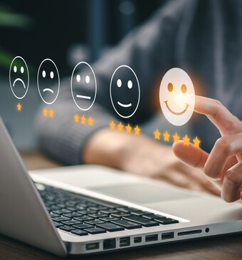 survey invullen met smileys