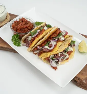 Skirtsteak taco’s van de BBQ