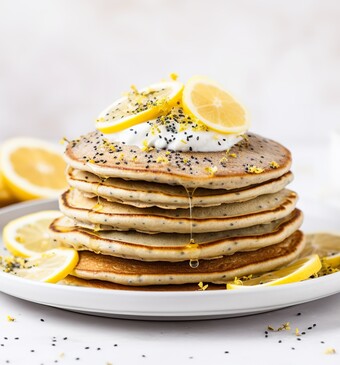 lemon poppyseed pancakes
