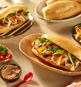 Banh Mi met kip en paté