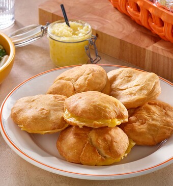 Johnny cakes met kaas