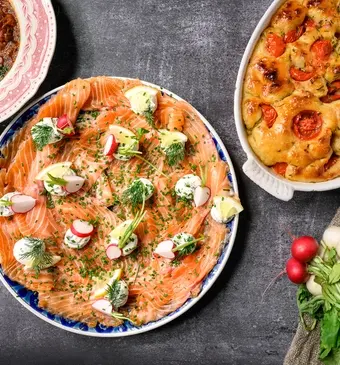 Gemarineerde zalm