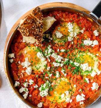 Shakshuka met feta