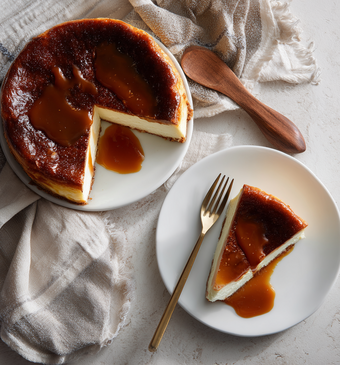 biscoff basque cheesecake