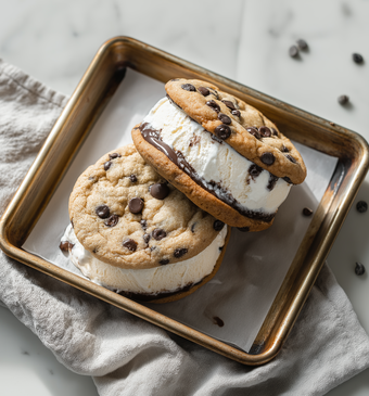 chocolate chip ijskoekjes