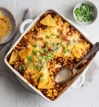 mexicaanse bonenschotel
