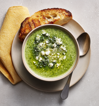 Andijviesoep met feta