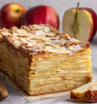 invisible apple cake