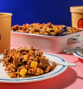 NSGP kaneelbroodpudding met ijs