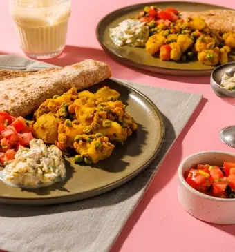 Chapati met vegavulling