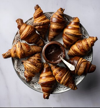 RZK croissants met chocopasta