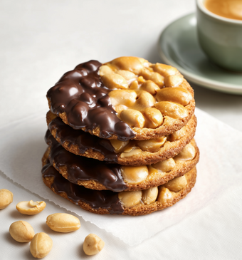 Chocolade pindakoeken