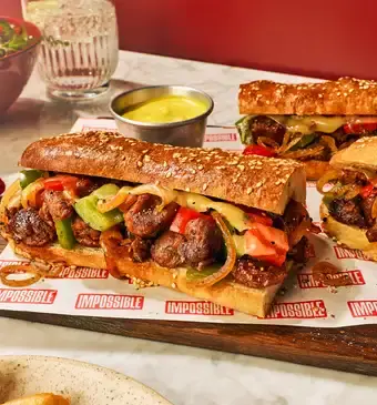 Impossible Foods Philly Cheese Steak