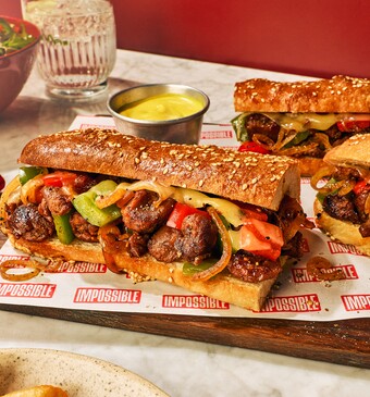 Impossible Foods Philly Cheese Steak