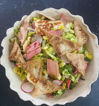 Rabarbersalade