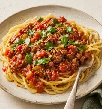 Pastasaus met gehakt 