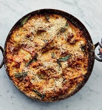 lasagne met aubergine