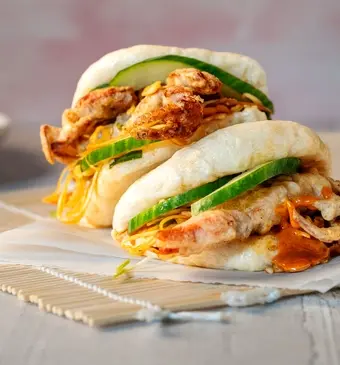 Baobuns met softshellkrab