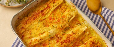  Prei-aardappelgratin