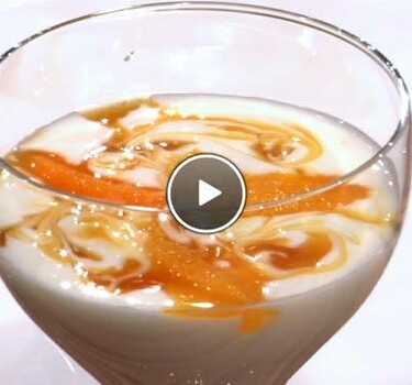 Sinaasappel gemberyoghurt