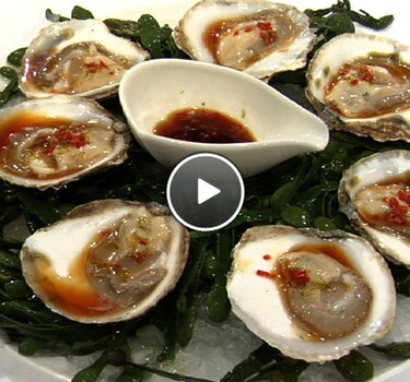 Oesters met Thaise dressing