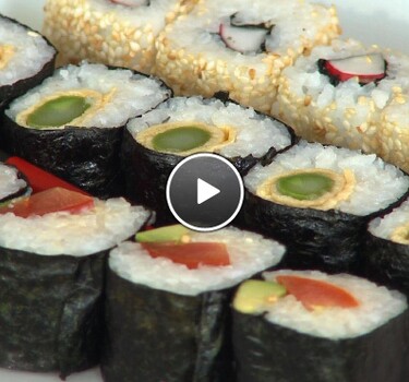 Vegetarische sushi