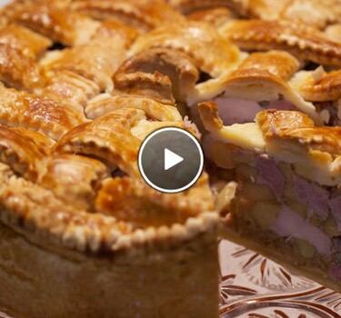 Kip-bacon pie met appel