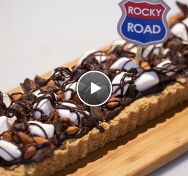 Rocky road taart
