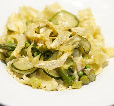 Mafaldine al verde (pasta met groene groente)