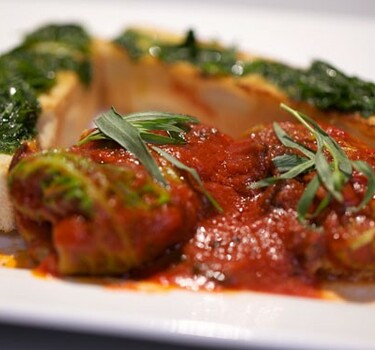 Involtini di cavolo con ricotta (savooikoolrolletjes met ricotta)