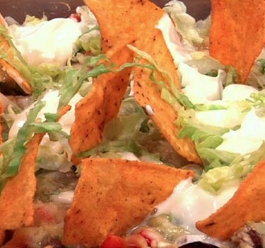 Bruine bonen nacho's