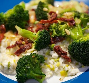 Risotto met mediterrane broccoli