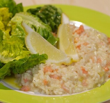 Risotto met garnalen